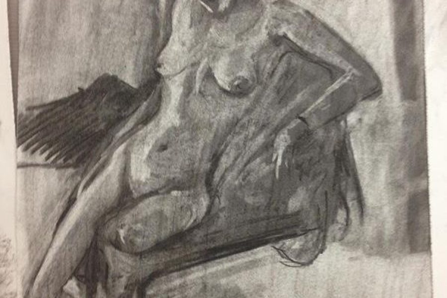 Life Drawing in Charcoal
