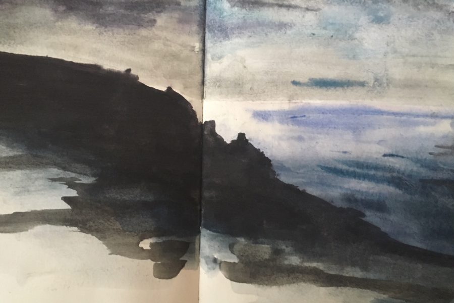 Cornish Coast ~ Watercolour