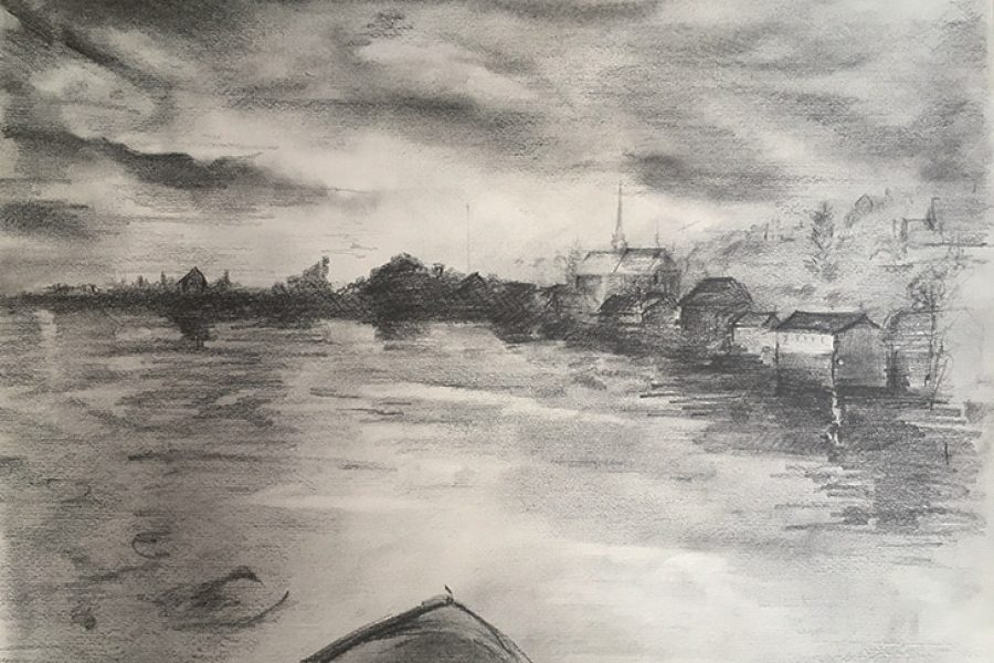 The Thames ~ Pencil Sketch