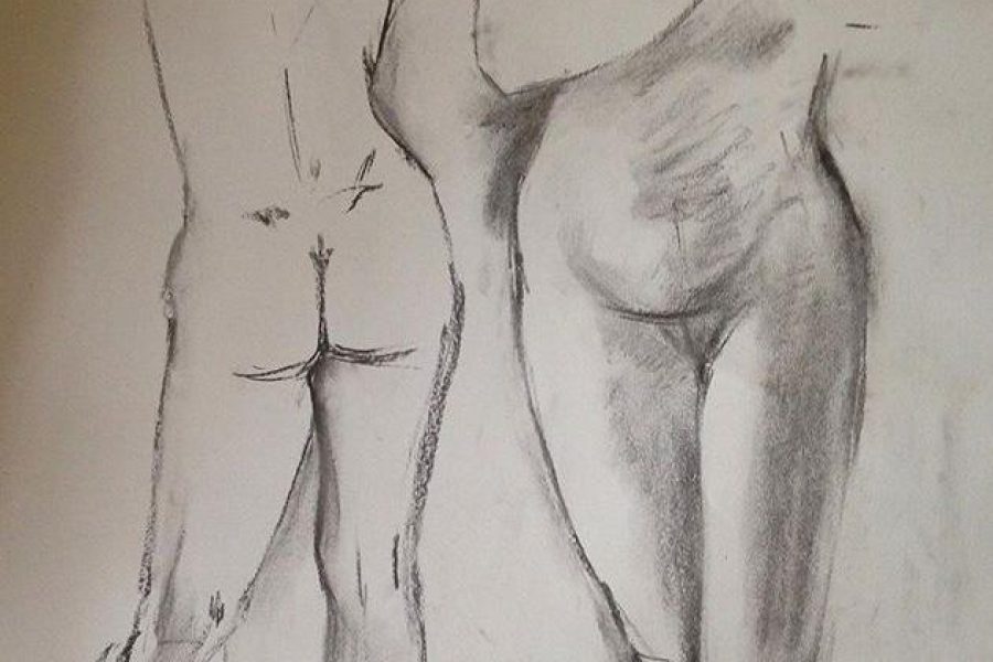 Life Drawing ~ Charcoal Sketch