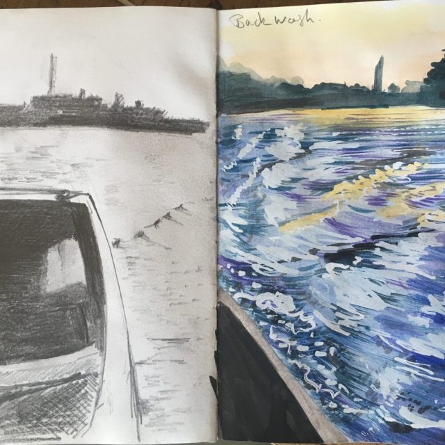 Watercolour and Graphite