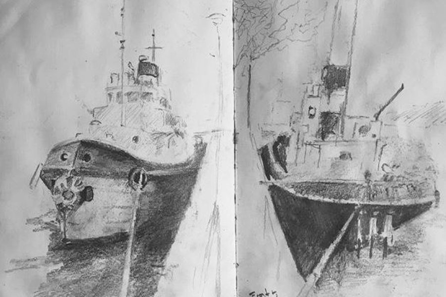 Front and Back ~ Sketch